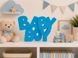 3D printer bestanden | 3MF | Baby Boy Nursery Decor