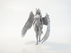 3D printer bestanden | 3MF | Elf Angel Winged Figurine Fantasy 3D Printable