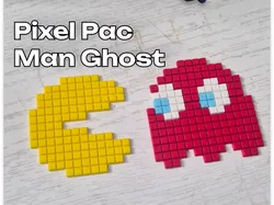 3D printer bestanden | 3MF | Pixel Pac Man Ghost