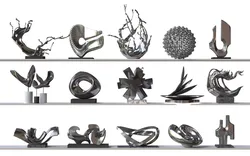 Abstract sculpture01 3D model 3D model