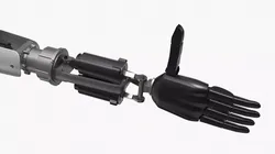 Advanced Robotics Arm Silver 3D model