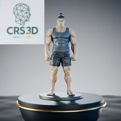 Akoya Seishu Kengan Ashura Statue - Executioner of Justice 3D print model