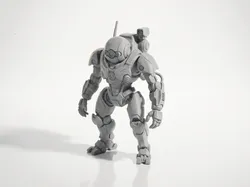 Alien Bot Mech Warrior Fantasy 3D Printable