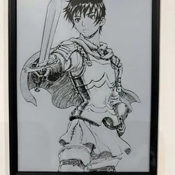 Berserk painting - Casca