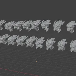 Bug Warrior heads