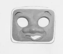 Bulgy scared face