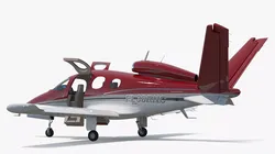 Cirrus Vision SF50 Personal Jet Rigged for Cinema 4D 3D model