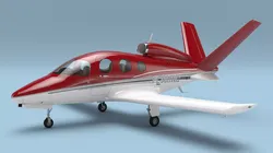 Cirrus Vision SF50 Personal Jet Rigged for Maya 3D model