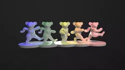 Dancing Bears 3D print model