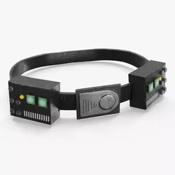 Darth Vader Belt with Electronic Modules 3D model