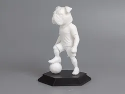 Fișiere pentru imprimante 3D | Fișier 3MF | World Cup Mascots - Bulldog