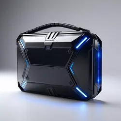 Futuristic Portable Gaming Speaker 3D model