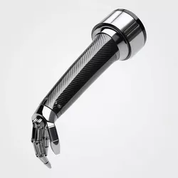 Futuristic Robotic Carbon Fiber Arm 3D model