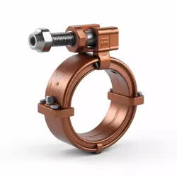 Industrial Pipe Clamp Hanger 3D model
