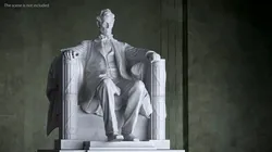Lincoln Memorial Seated Marble Statue 3D model