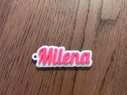 Llavero con nombre Milena - Modelo de impresión 3D gratuito