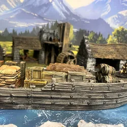 Modular Barges. Flat Nose and Round Nose barges. Ultimate Barge System Core Set