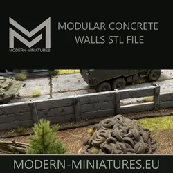 Modular Concrete Wall. Concrete bloc style russian / soviet wall