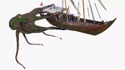 Qatar Dhow Boat with Kraken Rigged for Blender 3D model