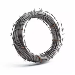 Realistic Barbed Wire Coil Model 3D model