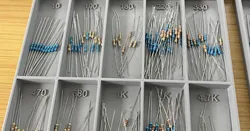 Resistor organizer (labeled)