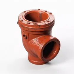 Rusty Industrial Valve Pipe Connector 3D model