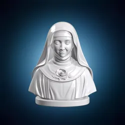 Saint Therese of Lisieux Bust 3D Print Model 3D print model
