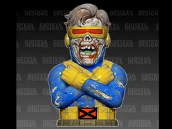 Sculptures & Artworks STL Download - X-Zombies 97: Cyclopsby Gioteya Designs