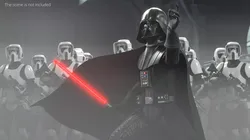 Star Wars Darth Vader Action Pose with Lightsaber 3D model