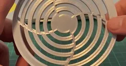Vent optical illusion