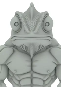 Warrior Chameleon Power Edition  Krieger Chamaeleon  3D print model
