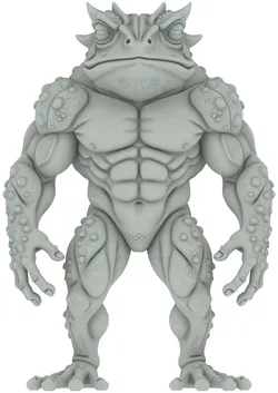 Warrior Toad Brutal Edition  Krieger  3D print model