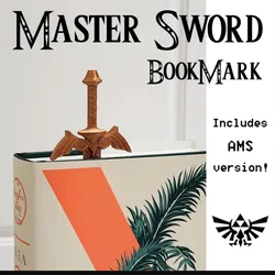 مجاني Sculptures & Artworks STL تنزيل - Master Sword book mark - Maria Rose