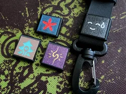 2.5cm molle webbing morale patch - Free 3D Print Model