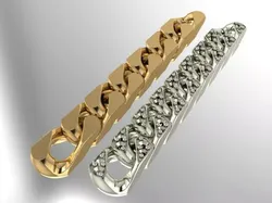 Cuban-link chains 3D print model