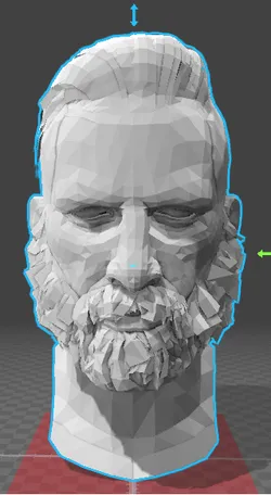 Elder Arthur Maxson bust - Fallout 4