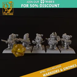 Gnome Gunners - Norse and Gnomes - Titan Forge Miniatures April 2024