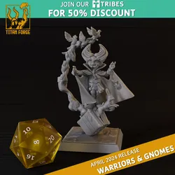 Gnome Illusionist - Norse and Gnomes - Titan Forge Miniatures April 2024