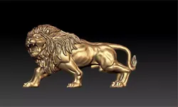 lion pendent 3D print model