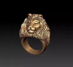 LION RING 3D print model