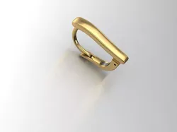 Lock for earrings 4 3D print model