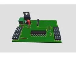 Módulo con PIC16F628A - Module with PIC16F628A