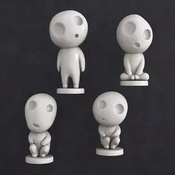 Princess Mononoke  Spirits of the forest 3D print model