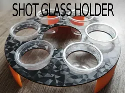 Shot glass holder - Free 3D Print Model