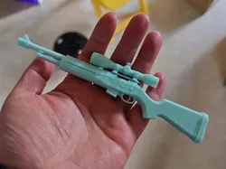 Shotgun Toy gun Machine gun Sniper rifle Rifle Miniature static prop Model Small scale Ornament Easy to print Toy - Free 3D Print Model