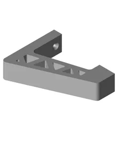 Wall mount for LEGO® NASA Apollo Saturn V (35deg)