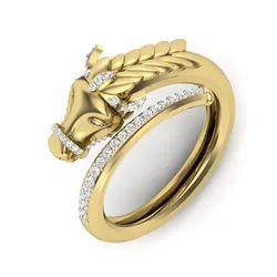 Women horse ring 3dm render detail 3D print model