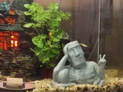 Aquarium stone statue decoration - Free 3D Print Model