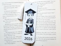 Bookmark, Grad Boy 2026, Graduation - Free 3D Print Model