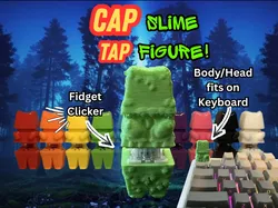 CapTap Slime Guy - Functional Fidget Switch Fidget - Free 3D Print Model